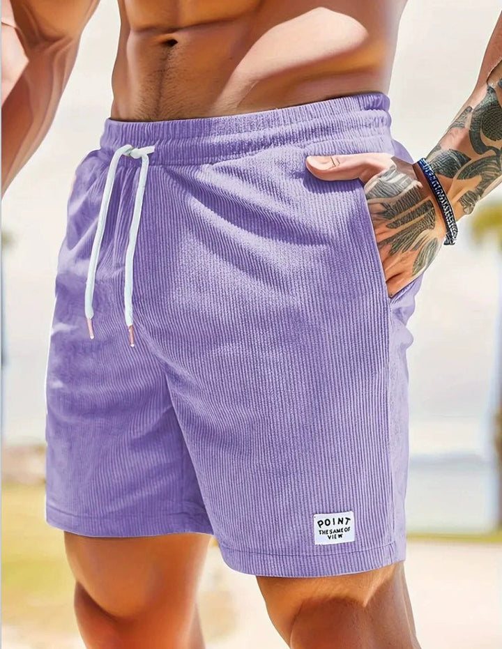 Herren Shorts | Straight | Mit Kordelzug Detail | Sommer