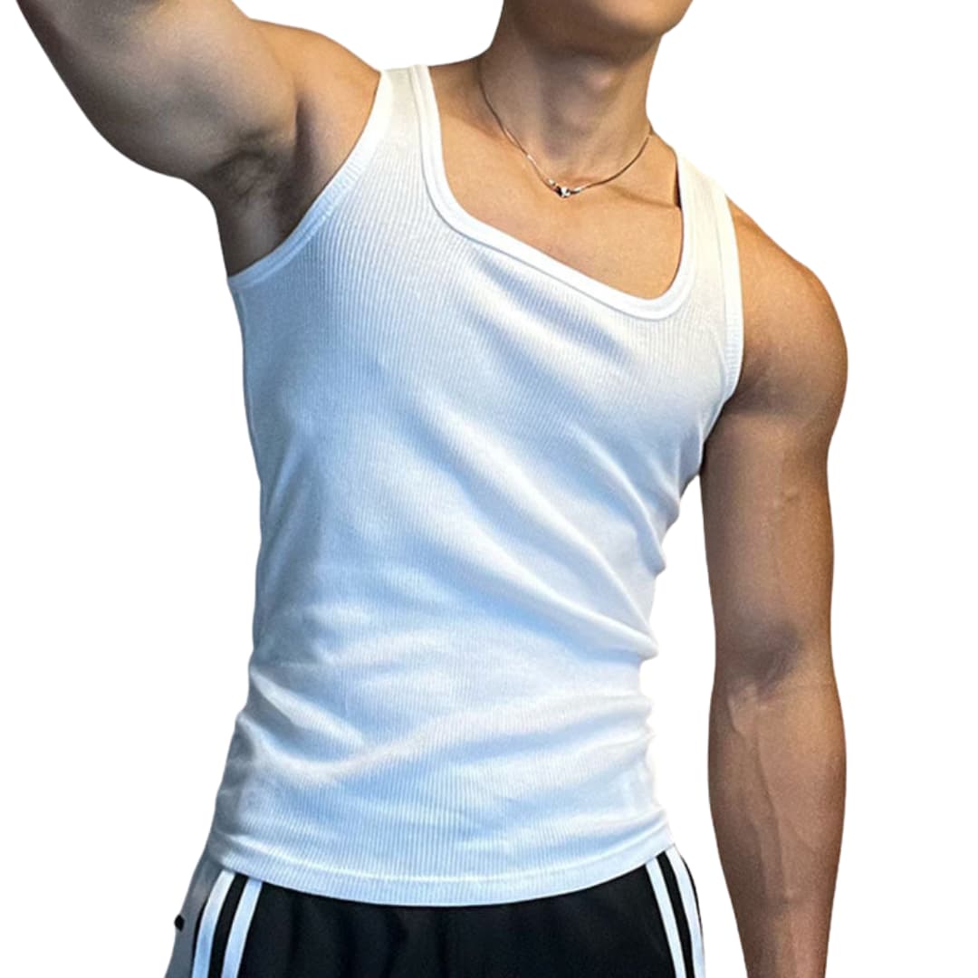 Herren Tanktop | Ärmellos | Schlichtes Design | Sommer
