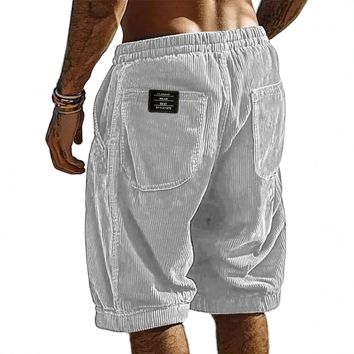 Herren Shorts | Straight | Mit Kordelzug Label | Sommer