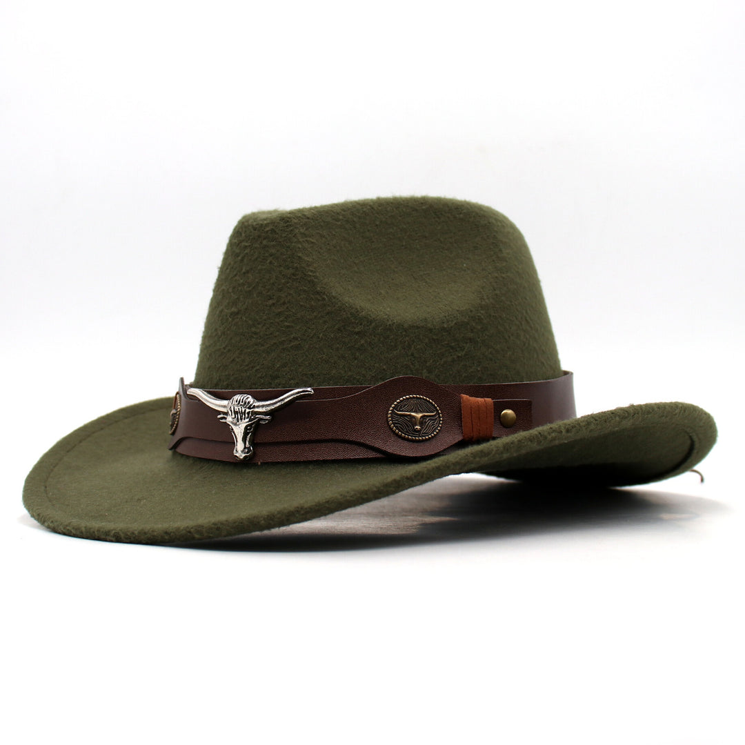 Herren Cowboyhut | Vintage | Mit Zierband | Western Stil
