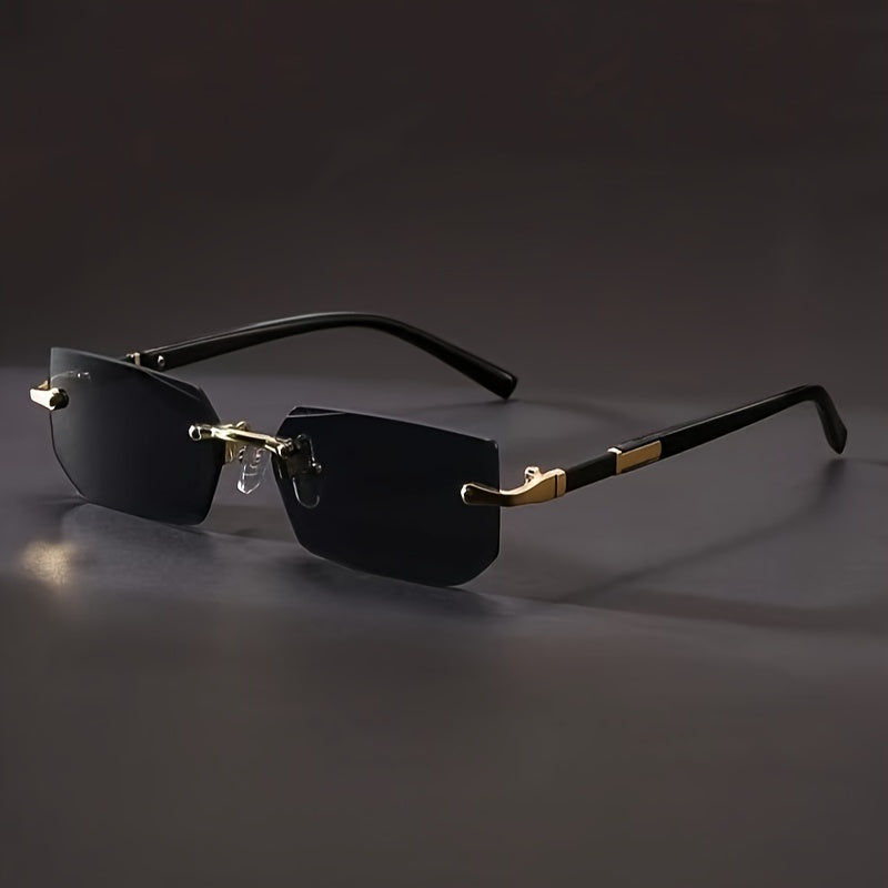 Herren Sonnenbrille | Retro | Ohne Rahmen | Sommer Minimal