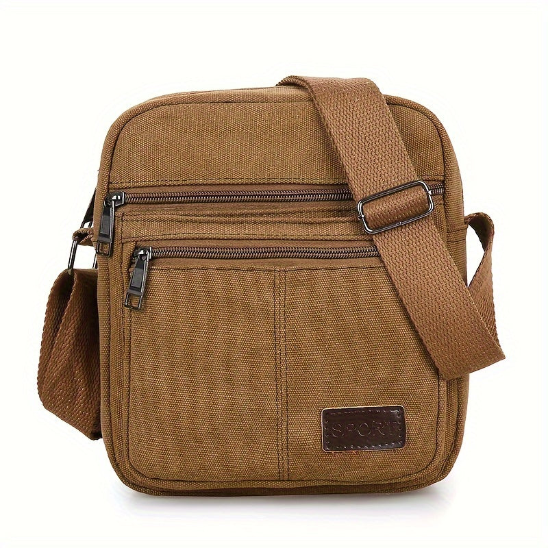 Herren Umhängetasche | Vintage | Verstellbarer Schultergurt | Alltag