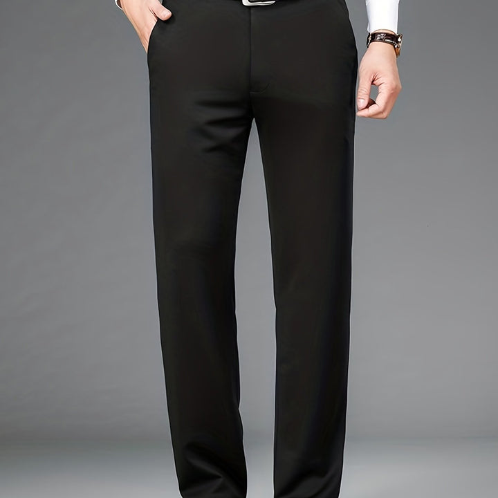 Herren Stoffhose | Gerade Passform | Eleganter Stil | Sommer