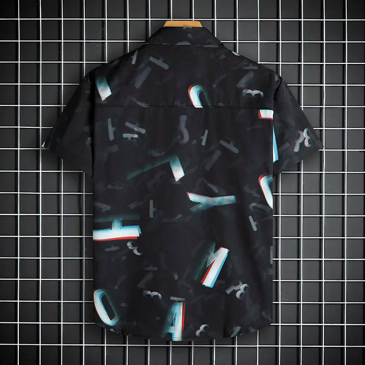 Herren Shirt | Kurzarm | Grafischer Druck | Sommer