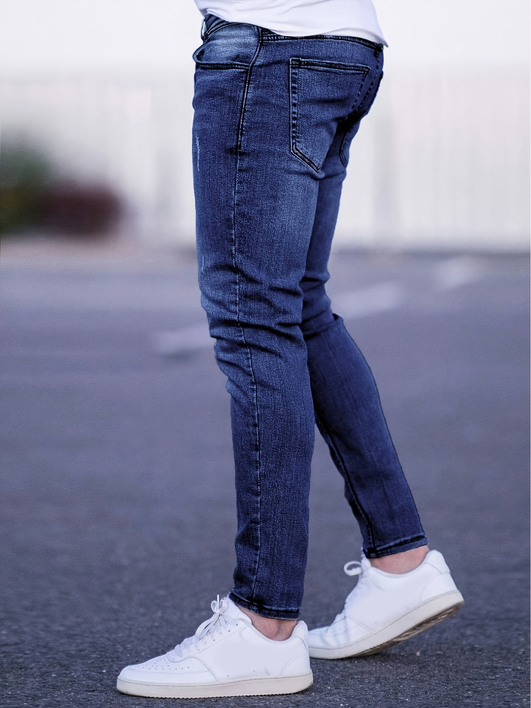 Herren Jeans | Slimfit | Mit Knopfverschluss | Sommer