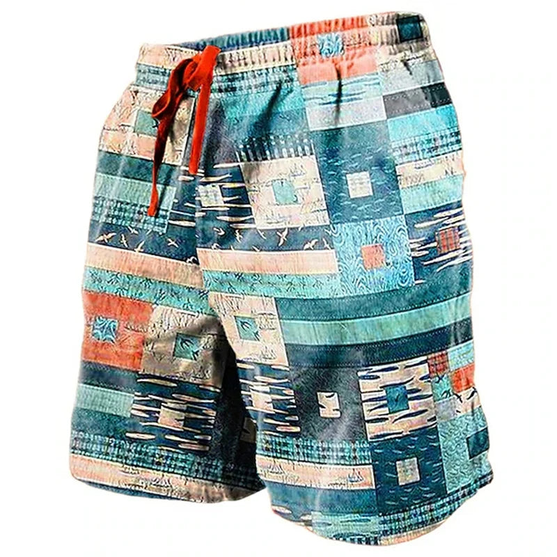 Herren Shorts | Retro | Mit Kordelzug | Sommer