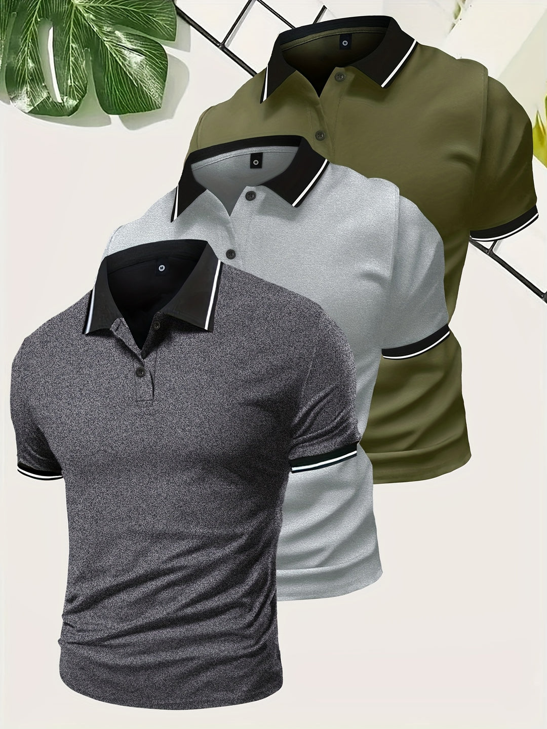 Herren Poloshirt | Slimfit | Contrast Design | Sommer