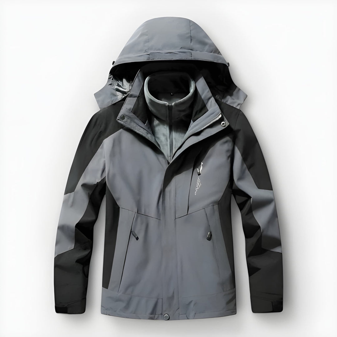 Winterjacke Herren | Wasserfest Outdoor Leicht | Stilvoll Jacke Herren
