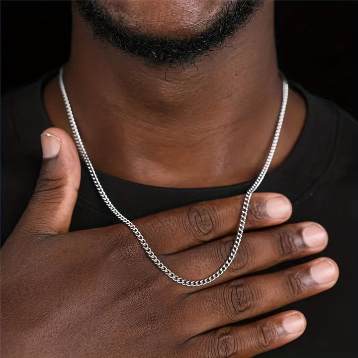 Herren Halskette | Minimalistisch Elegant | Feine Kette | Alltag
