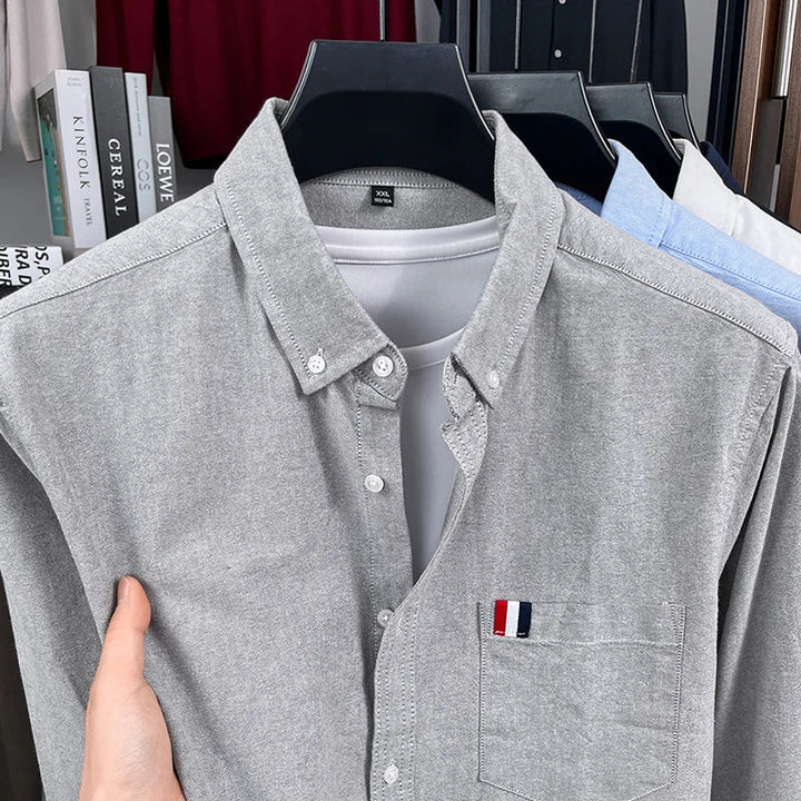 Herren Hemd | Straight | Mit Knöpfen | Sommer