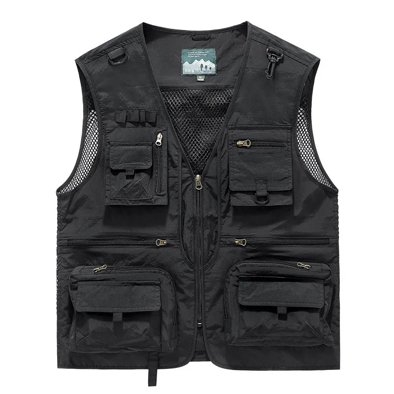Herren Bodywarmer | Cargo | Mit Reißverschluss | Sommer