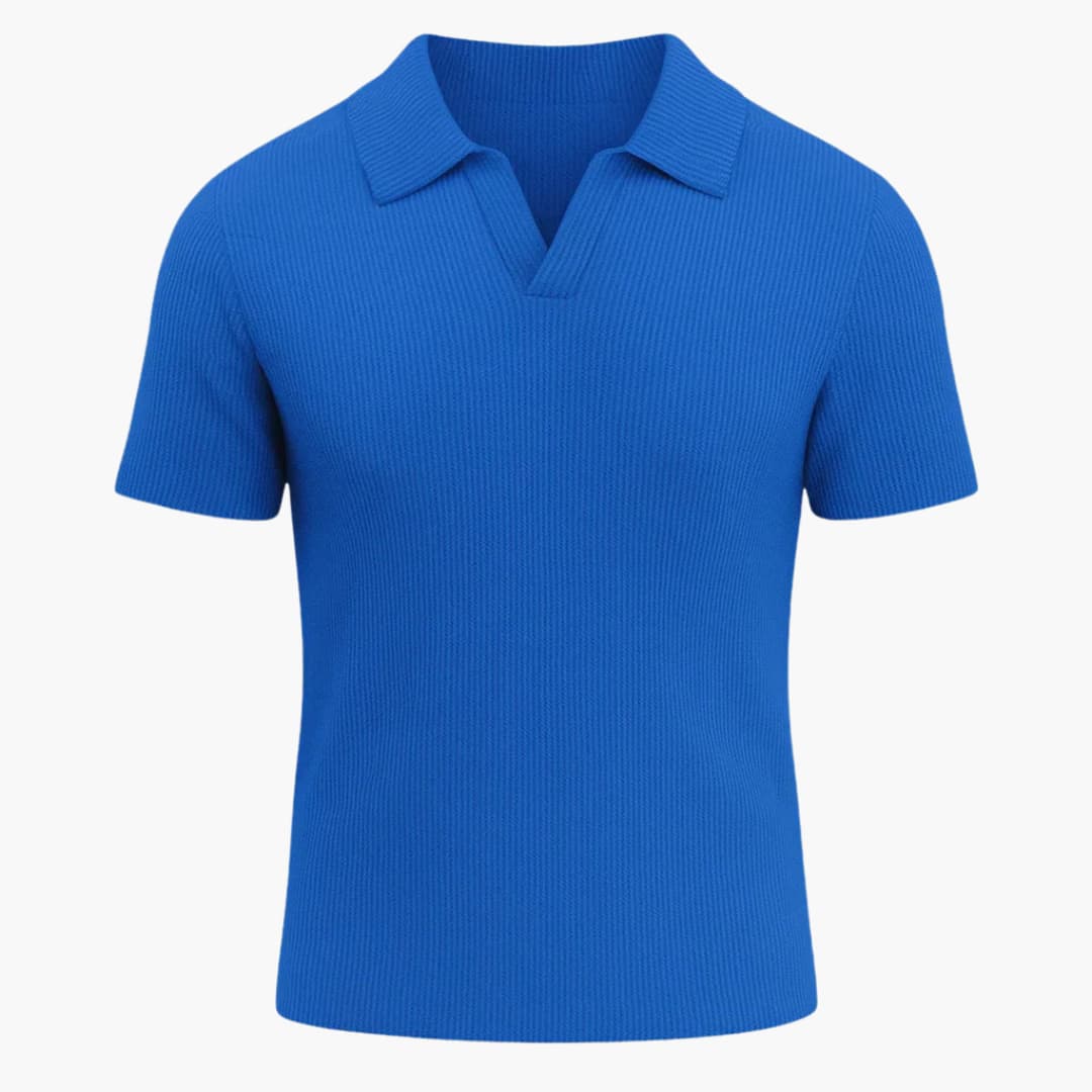 Herren Poloshirt | Gerippte Struktur | Kurzarm | Sommer