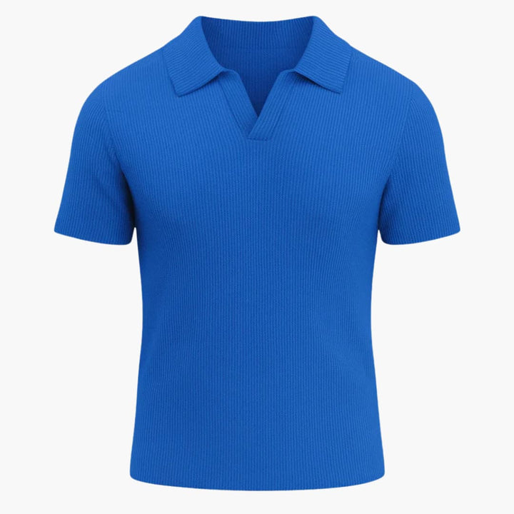 Herren Poloshirt | Gerippte Struktur | Kurzarm | Sommer