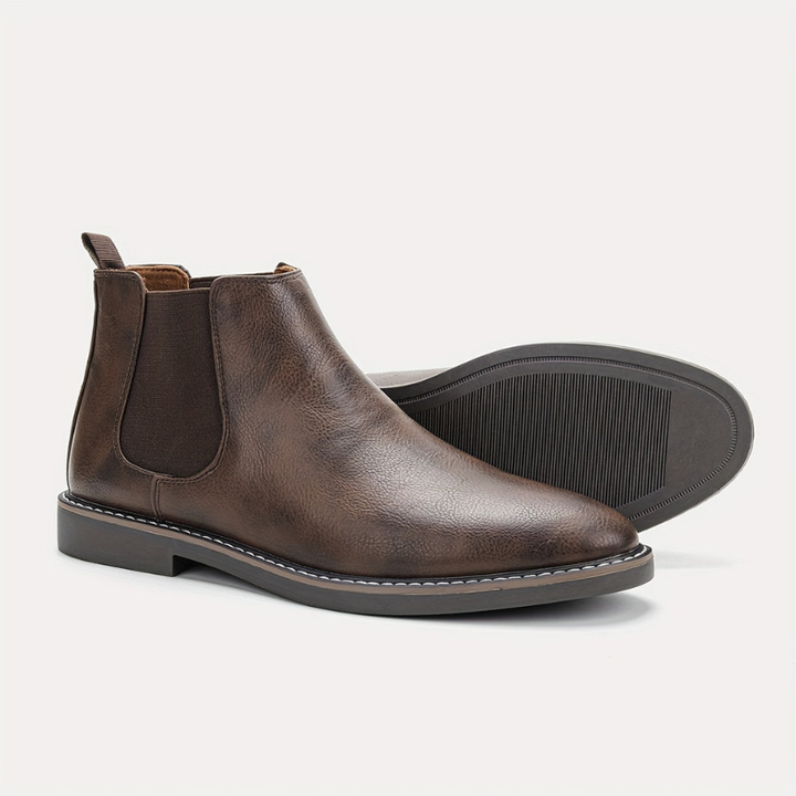 Winterstiefel Herren | Zweifarbiger Schaft | Rutschfeste Schuhe