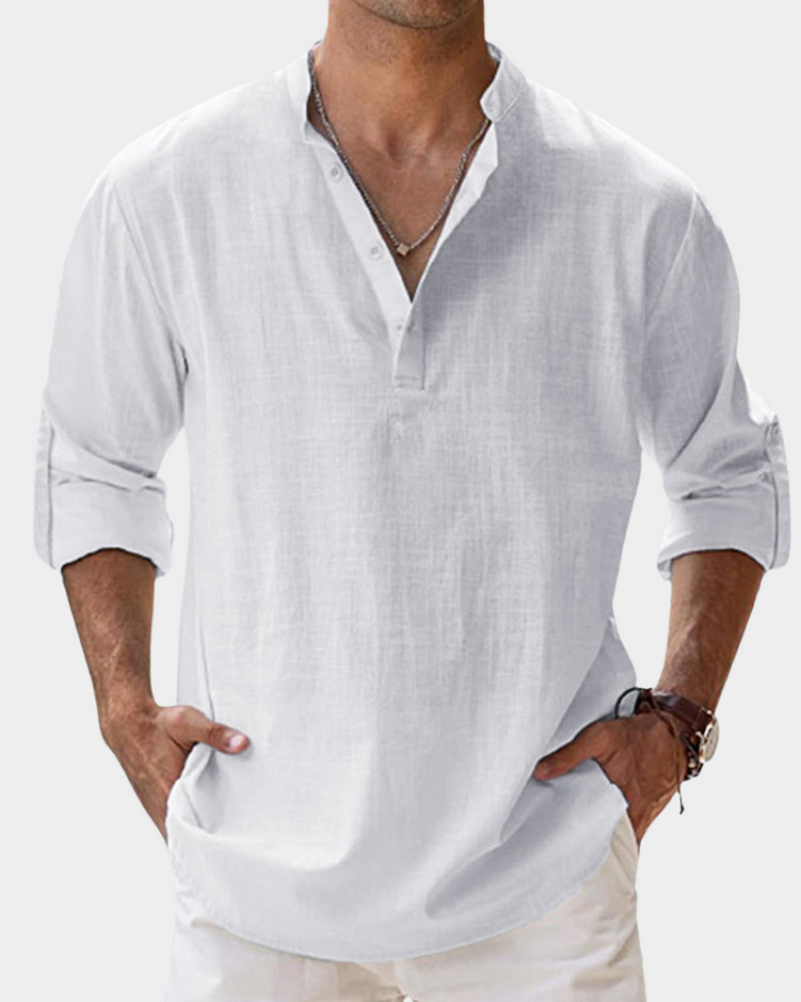 Herren Hemd | Straight | Mit Knöpfen | Sommer