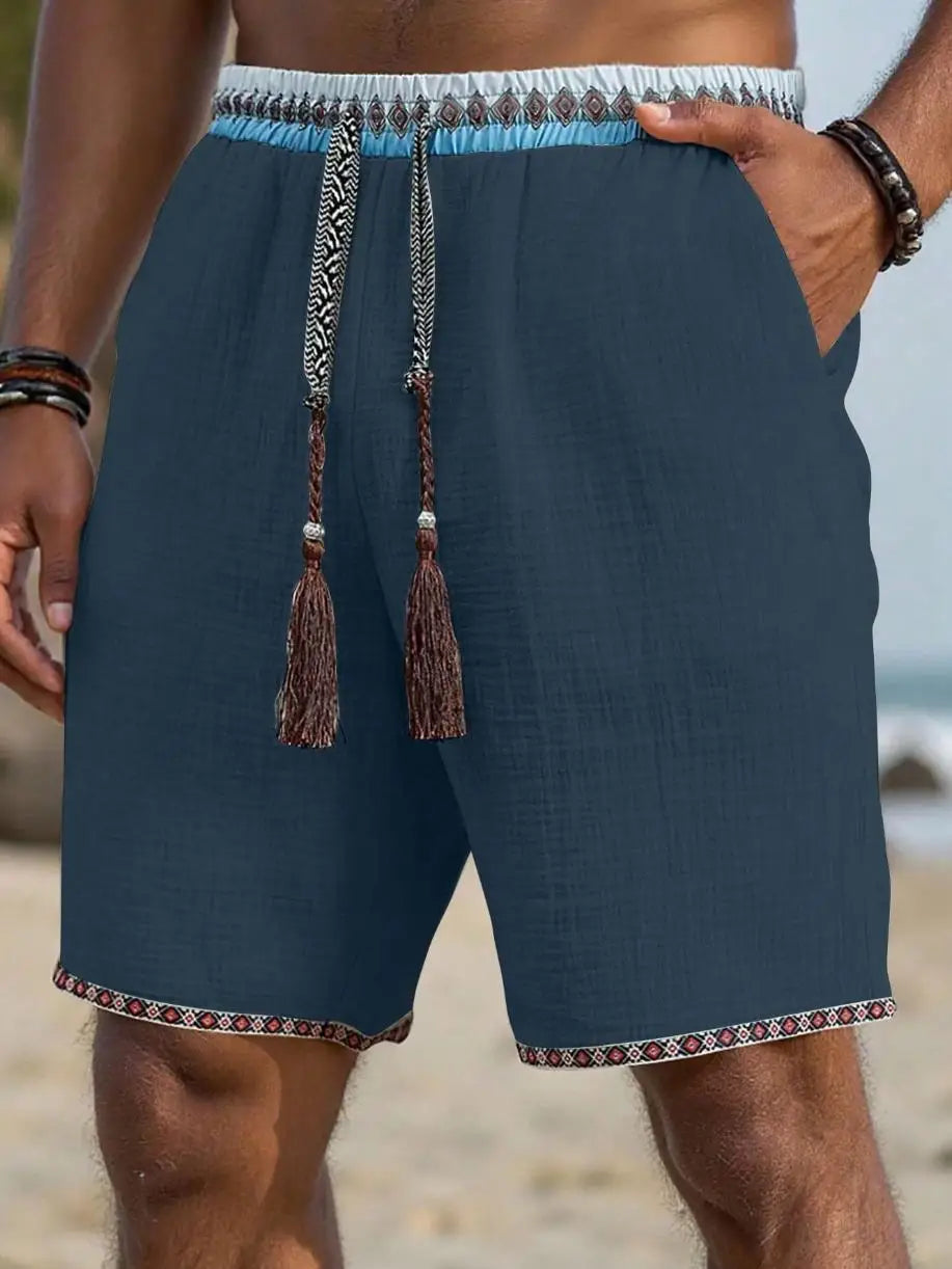 Herren Shorts | Retro | Mit Kordelzug | Sommer