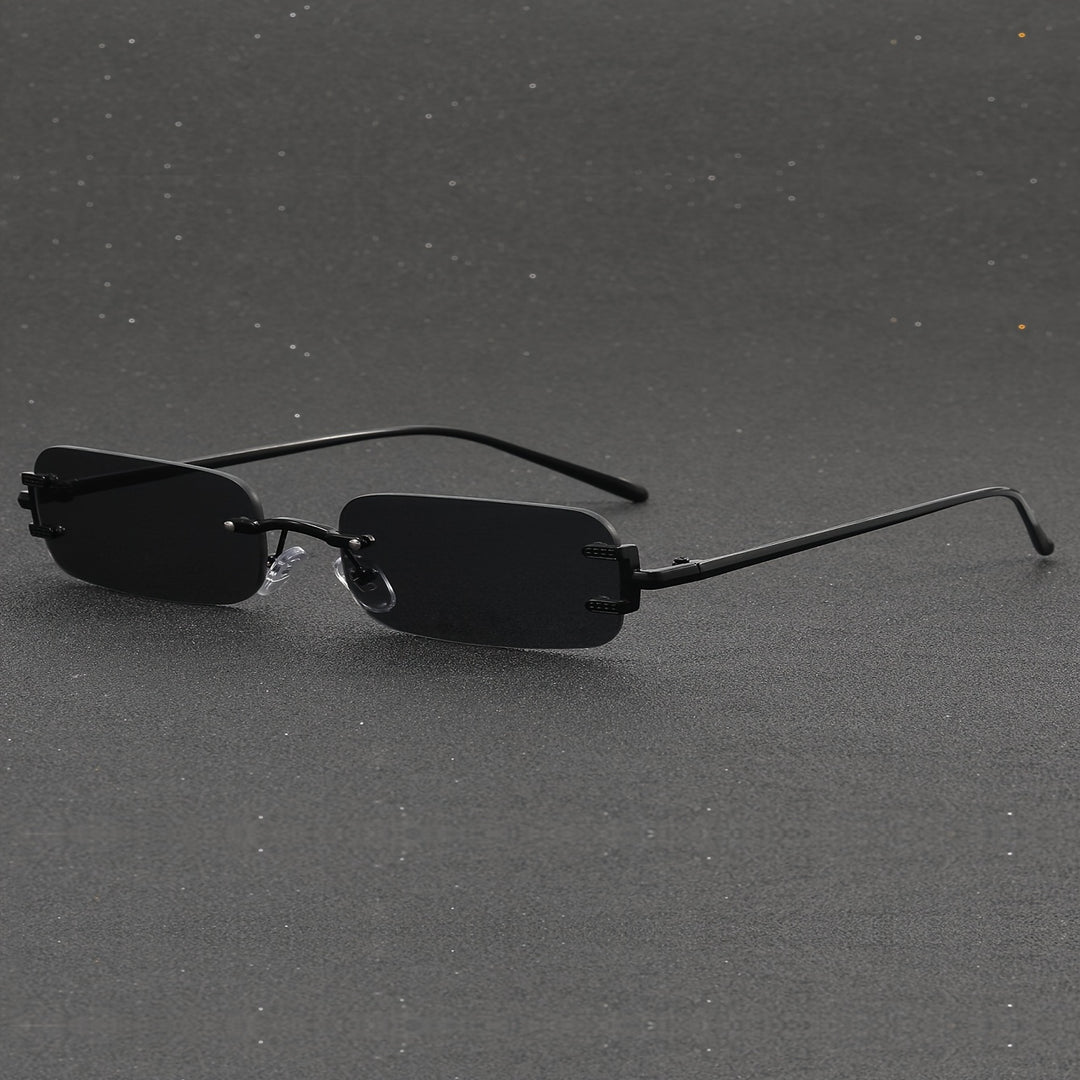 Herren Sonnenbrille | Retro | Ohne Rahmen | Sommer Rechteckig