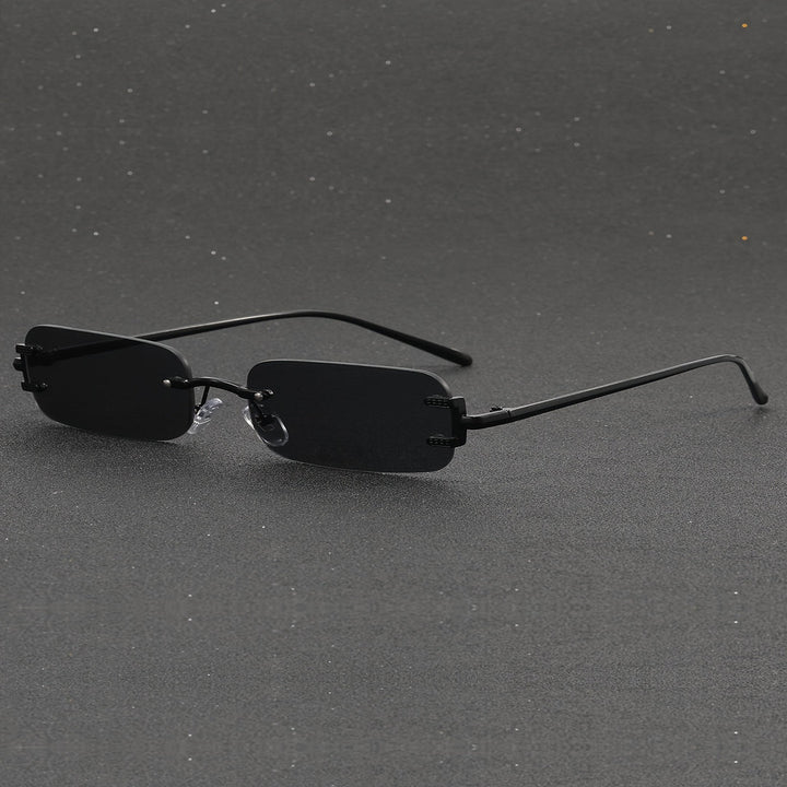 Herren Sonnenbrille | Retro | Ohne Rahmen | Sommer Rechteckig