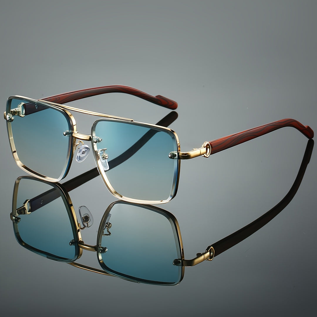 Herren Sonnenbrille | Elegant | Mit Bügel | Sommer Kantig