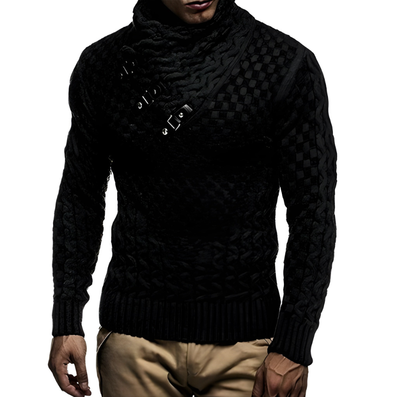 Herren Pulli | Rollkragen Stricktrui | Stylischer Pullover