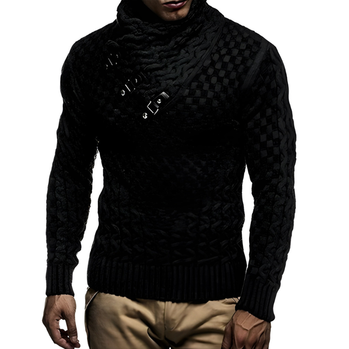 Herren Pulli | Rollkragen Stricktrui | Stylischer Pullover