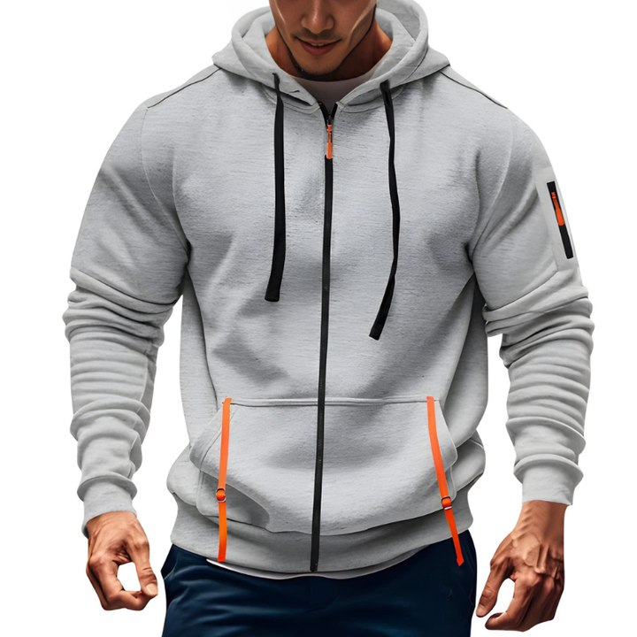 Sweatshirt Herren | Reißverschluss Kapuzensweatshirt | Bequeme Kleider