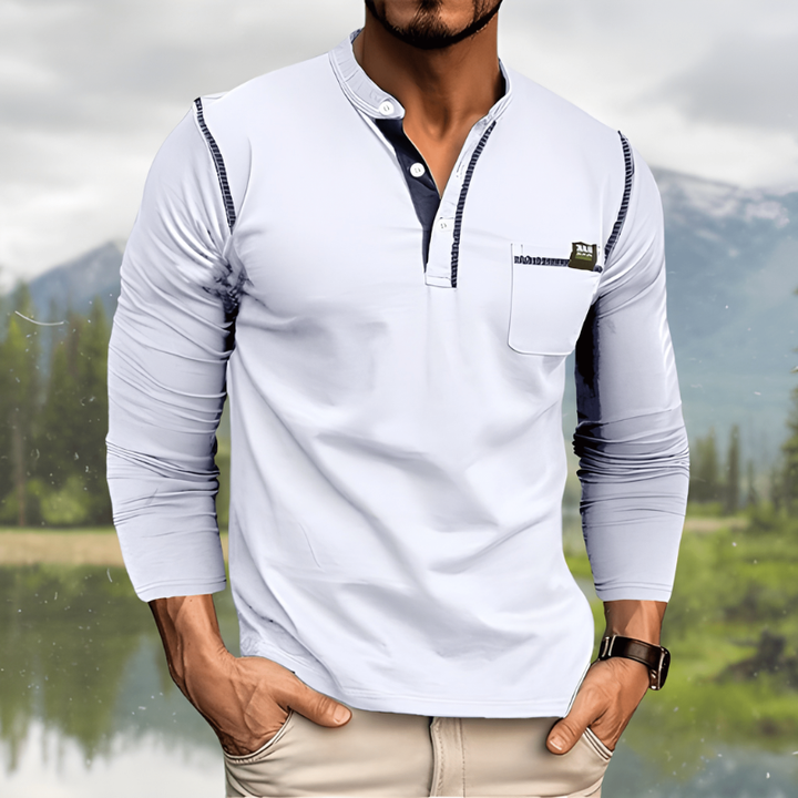 Hemd Herren | Smart Henley Look | Herren Urban Kleider