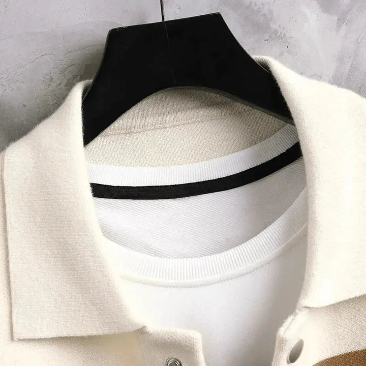 Cardigan Herren | Gestreift Modern Lässig | Stilvolle Kleider