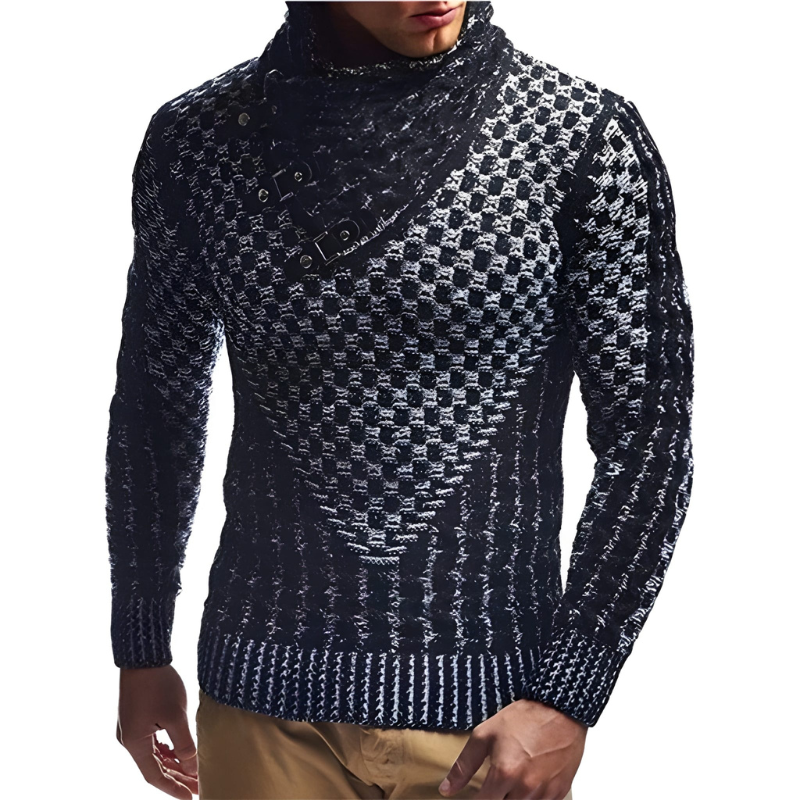 Herren Pulli | Rollkragen Stricktrui | Stylischer Pullover