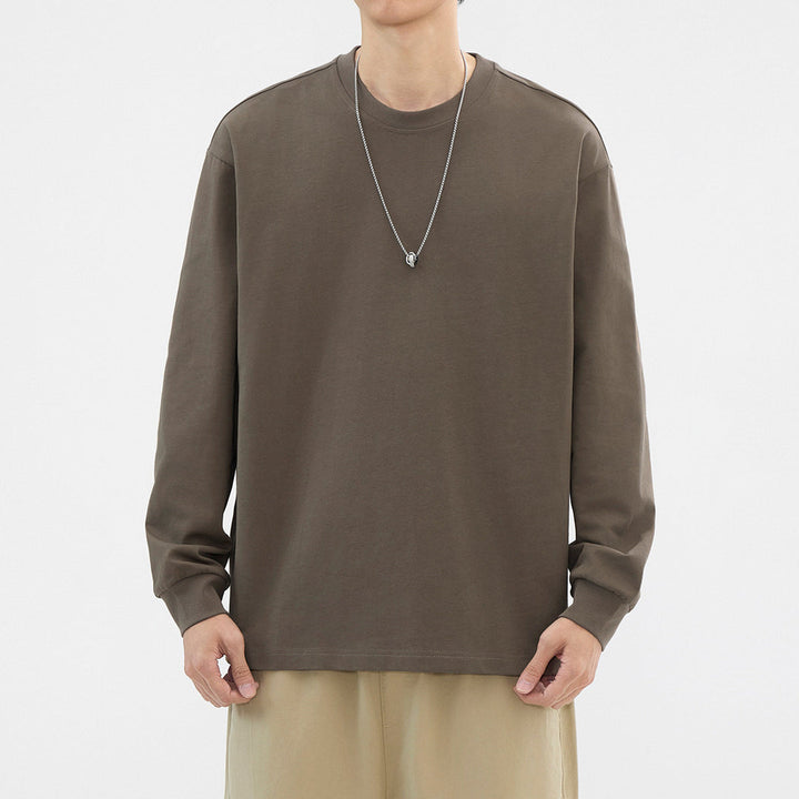 Herren Langarmshirt | Oversized Fit | Rundhals | Frühling