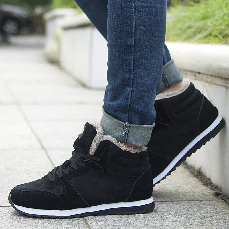 Winterschuhe Herren | Gefütterte Sportschuhe | Warme Schuhe