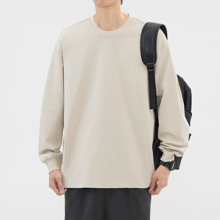 Herren Langarmshirt | Oversized Fit | Rundhals | Frühling