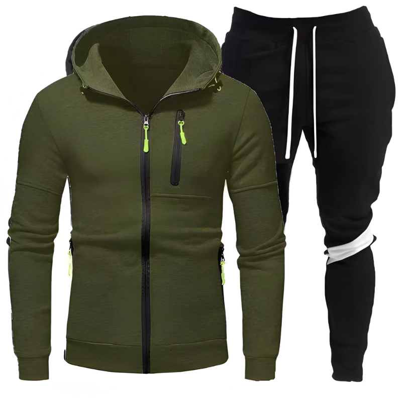 Herren Set | Kapuzensweatshirt & Jogginghose | Komfortable Kleider Linie