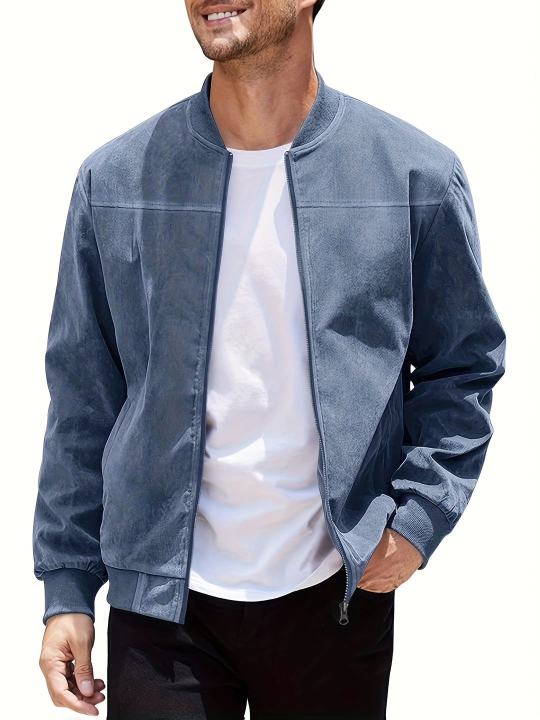 Herren Bomberjacke | Komfortabel &amp; Modern | Reißverschluss | Herbst