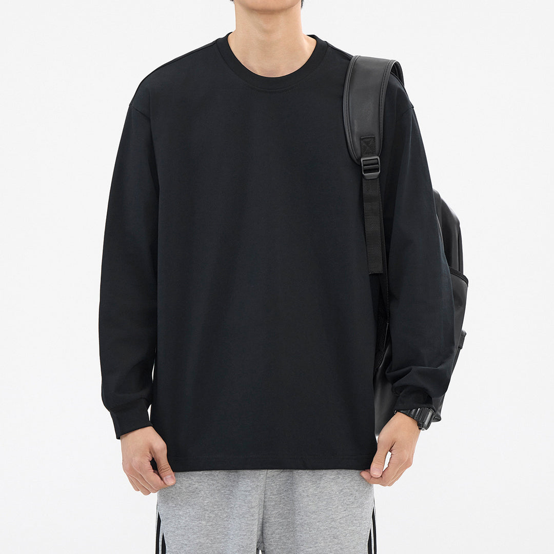 Herren Langarmshirt | Oversized Fit | Rundhals | Frühling