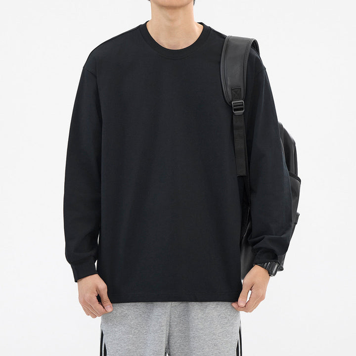 Herren Langarmshirt | Oversized Fit | Rundhals | Frühling