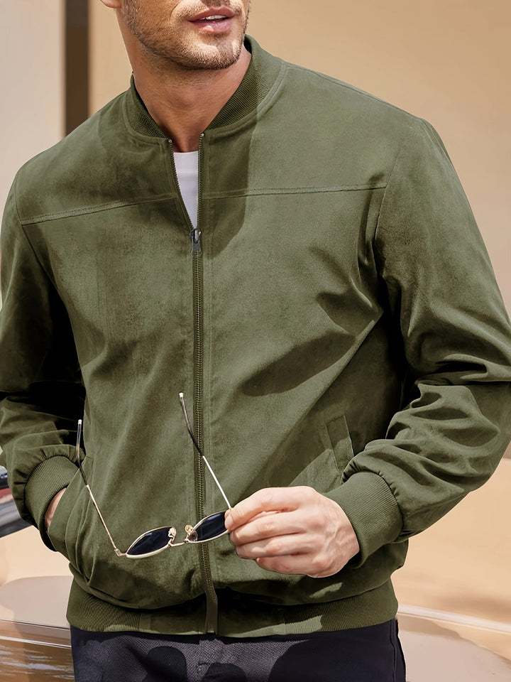 Herren Bomberjacke | Komfortabel &amp; Modern | Reißverschluss | Herbst