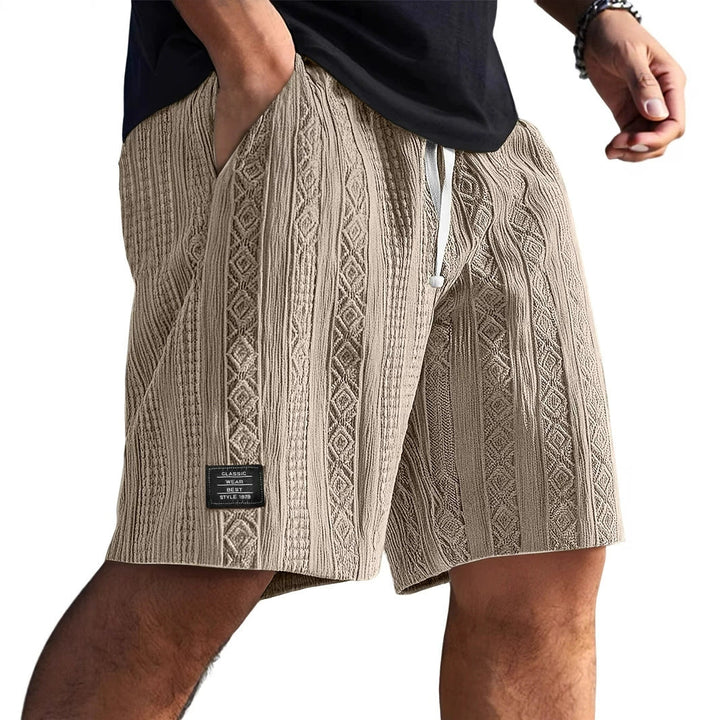 Herren Shorts | Locker | Mit Kordelzug Texture | Sommer
