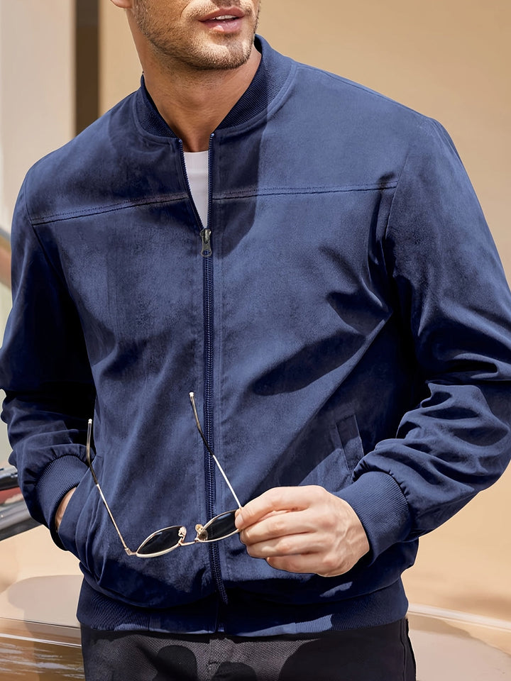 Herren Bomberjacke | Komfortabel &amp; Modern | Reißverschluss | Herbst