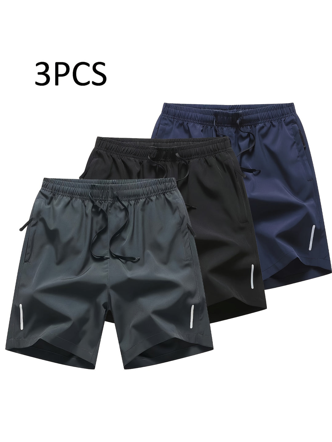 Herren Shorts Set | Gerade| Elastischer Bund Mit Kordel | Sommer