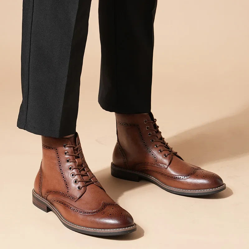 Herren Stiefel | Elegant Stil | Schnürung Design | Sommer