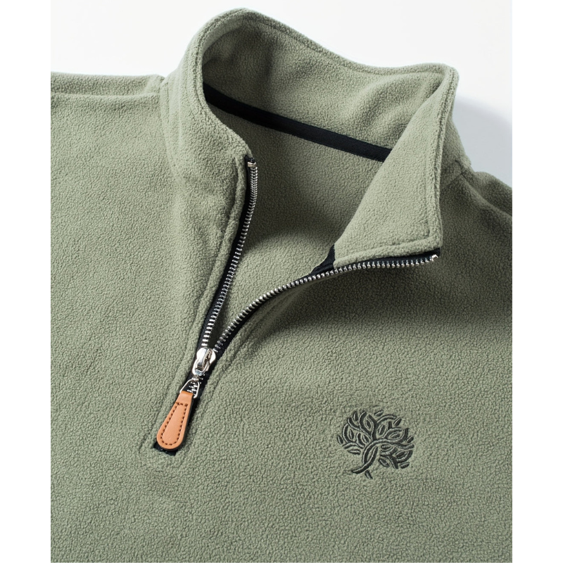 Herren Pulli | Pullover mit Halb-Zip | Warmer Outdoor Style