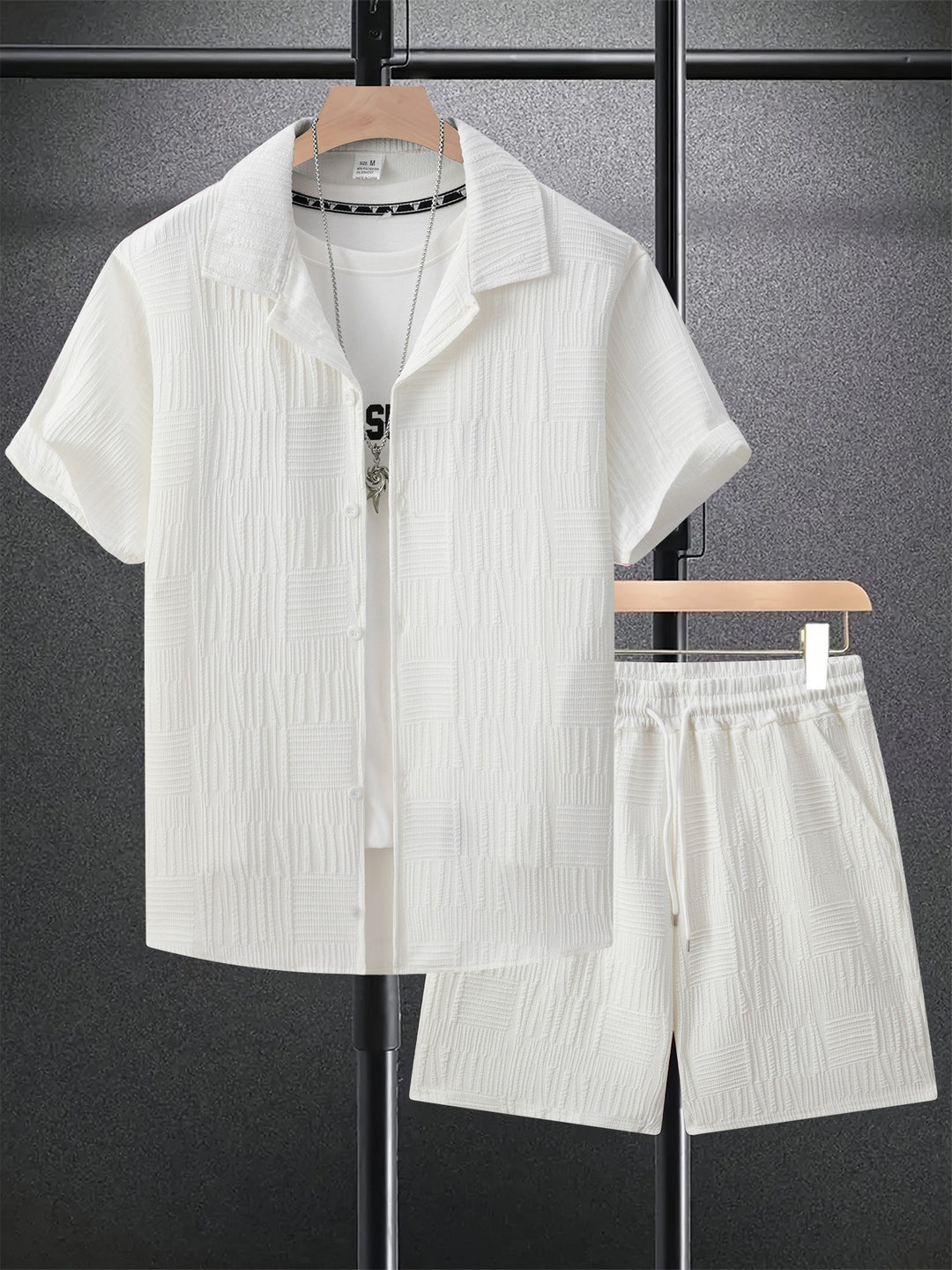 Herren Set | Regular fit | Kurze Ärmel | Sommer