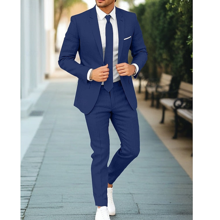 Herren Anzug | Elegante Slim Passform | Kleider Business Stil