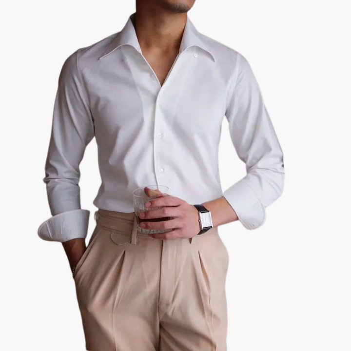 Hemd Herren | Gestreifter Modern Look | Kleider Herren