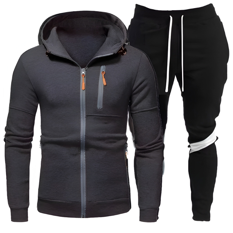 Herren Set | Kapuzensweatshirt & Jogginghose | Komfortable Kleider Linie