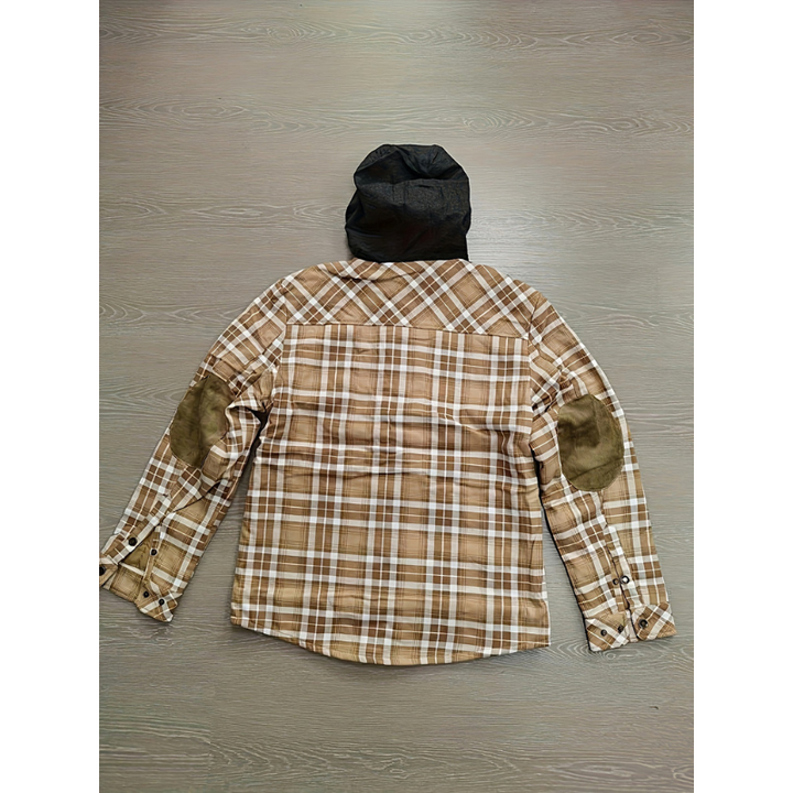 Winterjacke Herren | Kariert & mit Kapuze | Retro look