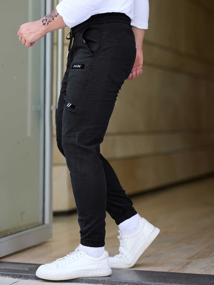 Herren Hose | Elastische Bündchen | Mit Kordelzug | Frühling