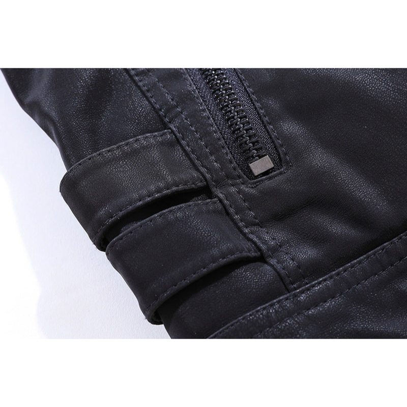 Winterjacke Herren | Modern Biker Stil | Klassische Jacke Herren