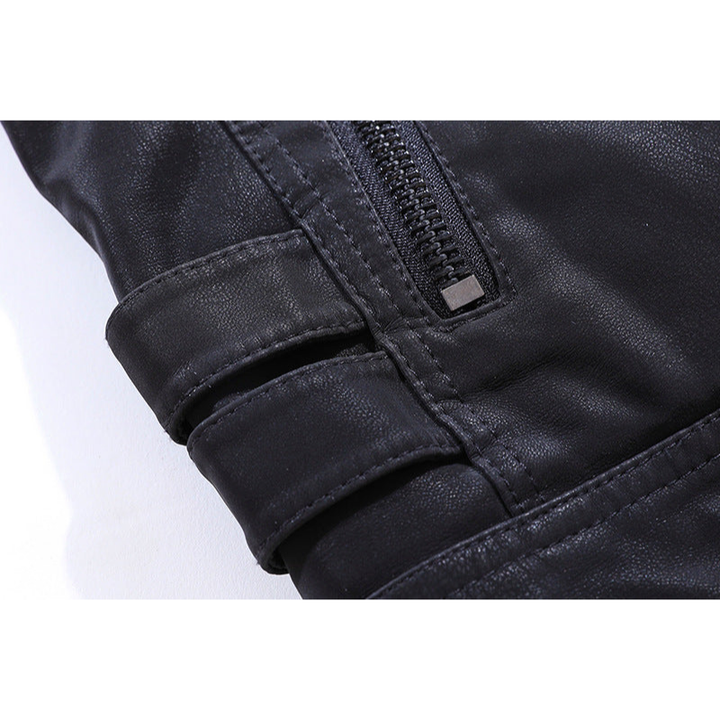 Winterjacke Herren | Modern Biker Stil | Klassische Jacke Herren